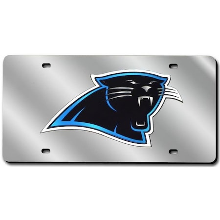 Rico Carolina Panthers License Plate Laser Cut Silver 9474613844